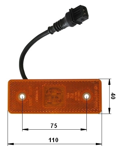 Luce di ingombro laterale LED
