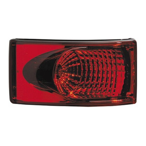 Fanalino di coda sinistro/destro, luce del freno di coda, vetro trasparente (alloggiamento nero)