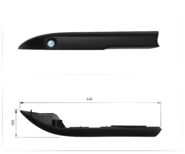 Abdeckung hinten zu Spiegelsysteme für S400 rechts