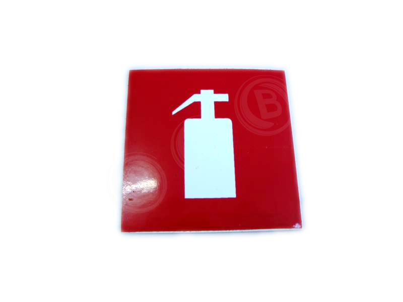 Symbol Aufkleber Feuerlöscher