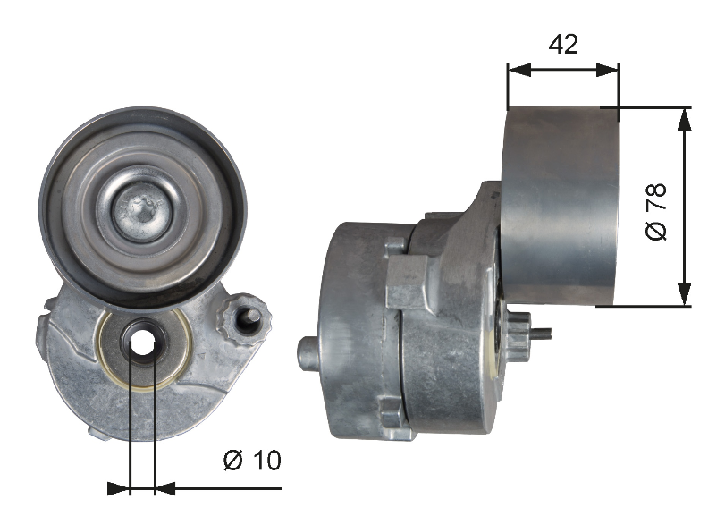 Riemenspanner Klima MB 42x78mm