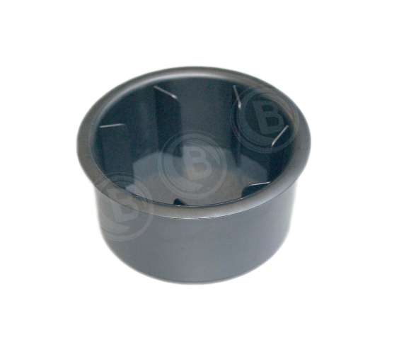Becherhalter mit Boden Schwarz