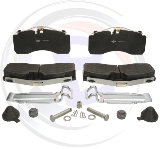 Jeu de plaquettes de frein pour D:377mm v., hi. 