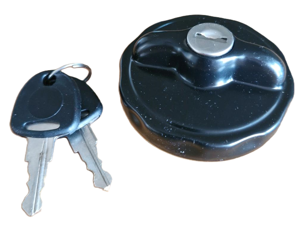 Bouchon de réservoir avec serrure et clé