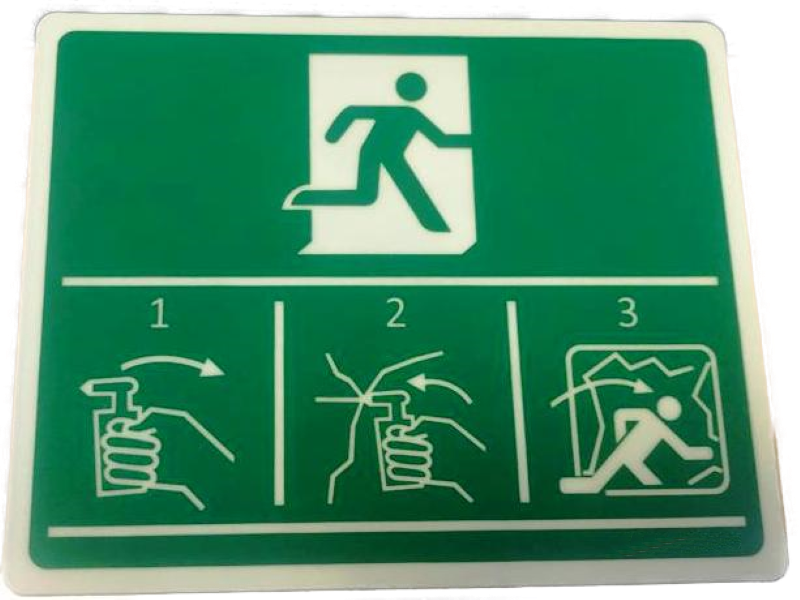 Sortie de secours - Stick (Vert)