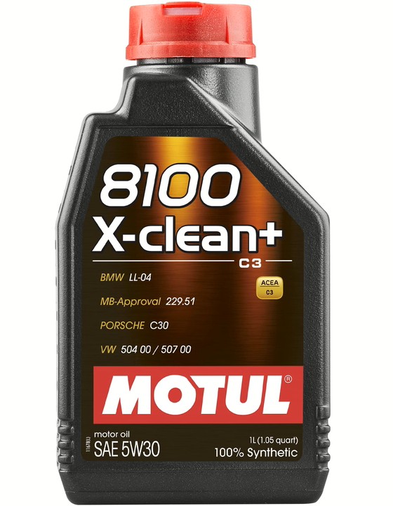 Motoroil 8100 X-CLEAN + 5W30 1L