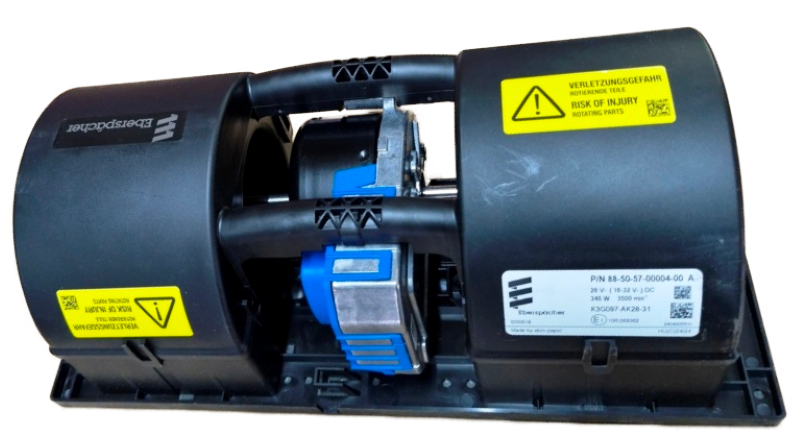 Doppelradialgebläse, 26V, 3830 rpm