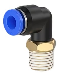 Raccordo pneumatico rapido 8 mm 1/8 pollice 90 gradi