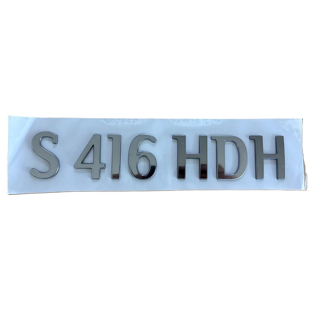 Schriftzug Oben Türe Vorne SETRA S416 HDH